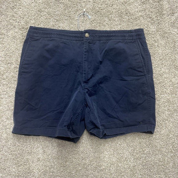 Polo Ralph Lauren Mens XL Stretch Classic Fit Blue Cotton Shorts - Picture 1 of 9